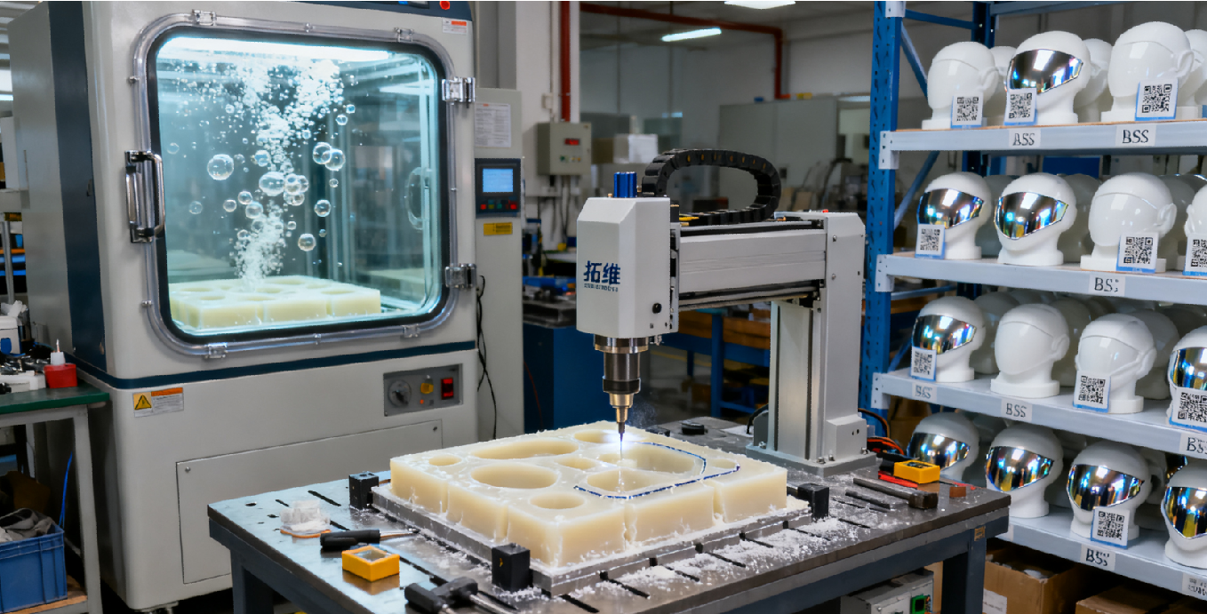 拓維快速模具制作過程